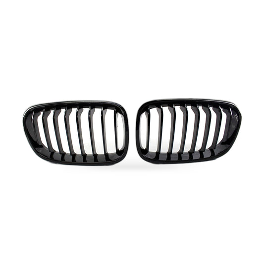 8-Column Gloss Black Front Grille Suitable for BMW 1 Series F20 F21 2011-2014 - ZT2