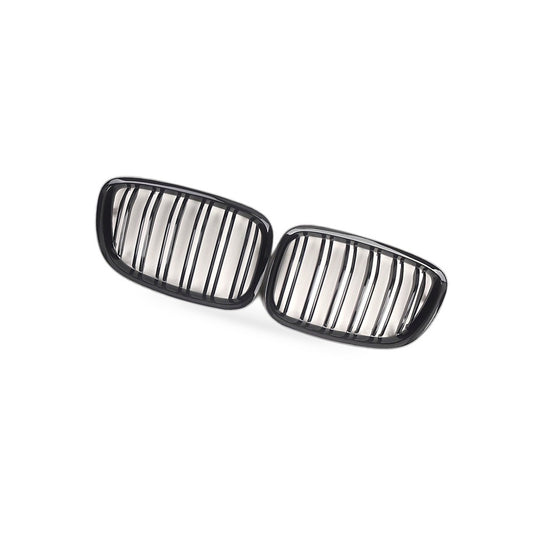 10-16 BMW 5 Series F07 GT Gloss Black Double Line Grille Suitable for 535i 550i
