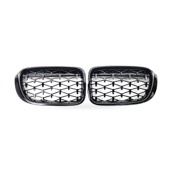 compare product BMW X3 X4 F25 F26 14-16 Meteor Diamond Grille Mesh [Meteor Gloss Black]
