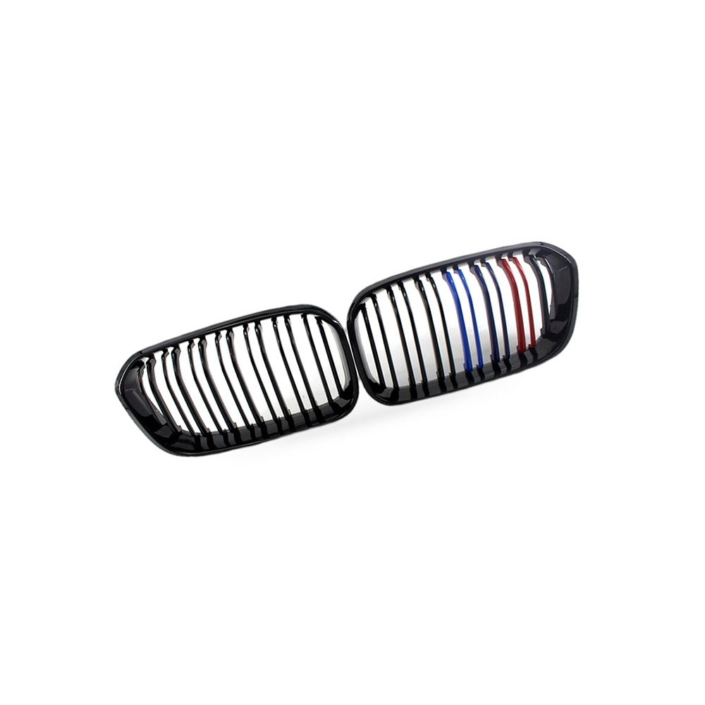 Dual Line M Style Gloss Black Grille Suitable for BMW 1 Series F20 F21 2015-2017 - BD2