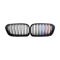 Dual Line M Style Gloss Black Grille Suitable for BMW 1 Series F20 F21 2015-2017 - ZT2