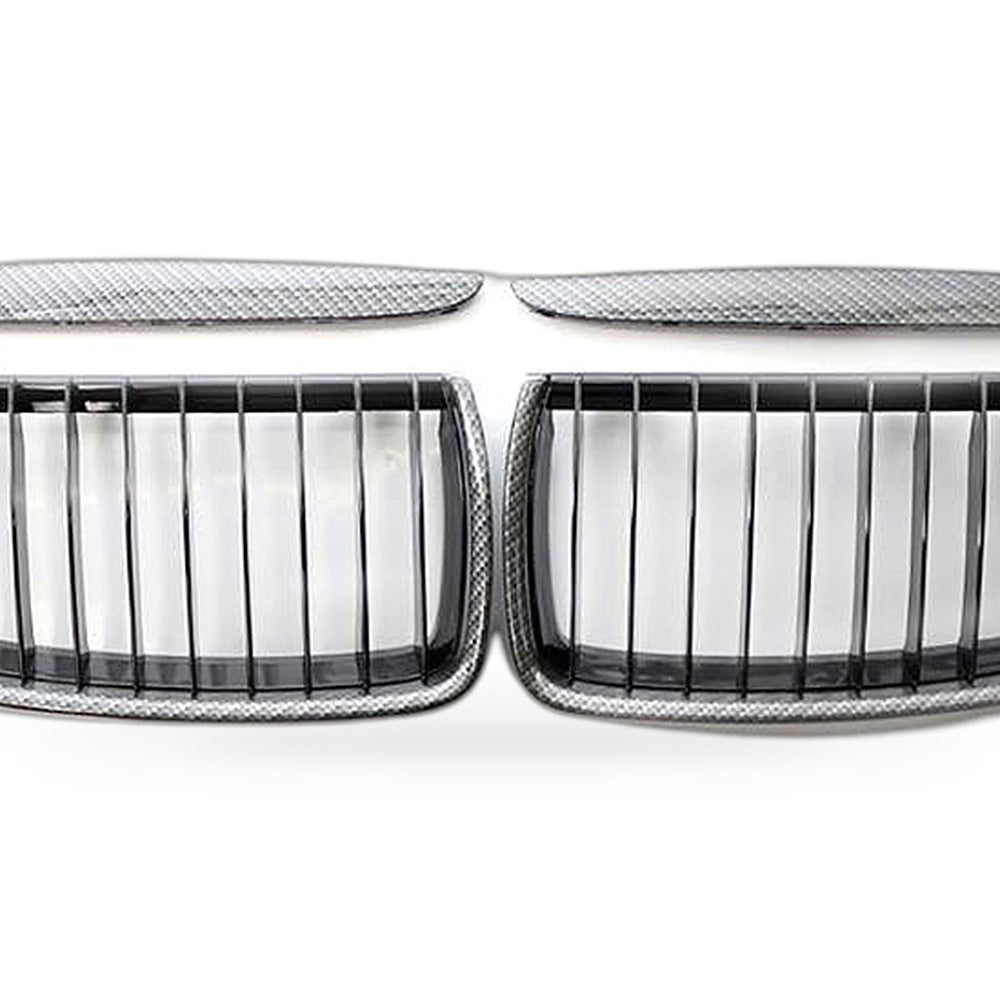 Front Grille Suitable for BMW 3 Series E90 E91 06-08 Gloss Black Carbon GZ.A E90 - XQ1