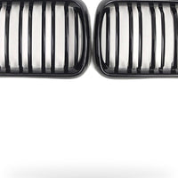 Dual Line Gloss Black Front Bumper Intake Grille Suitable for BMW 3 Series E36 - XQ1