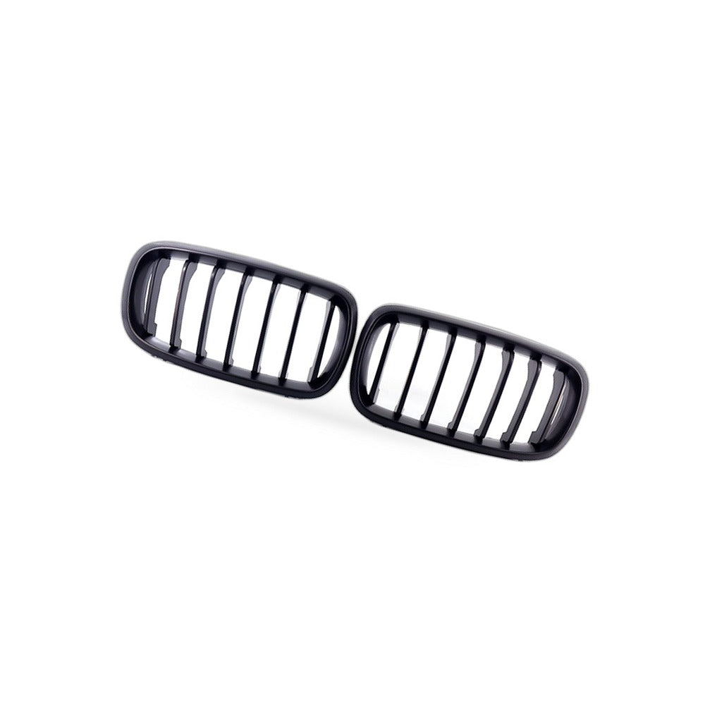 Suitable for BMW X5 F15 X6 F16 2014-2017 Matte Black Single Line Front Bumper - BD1