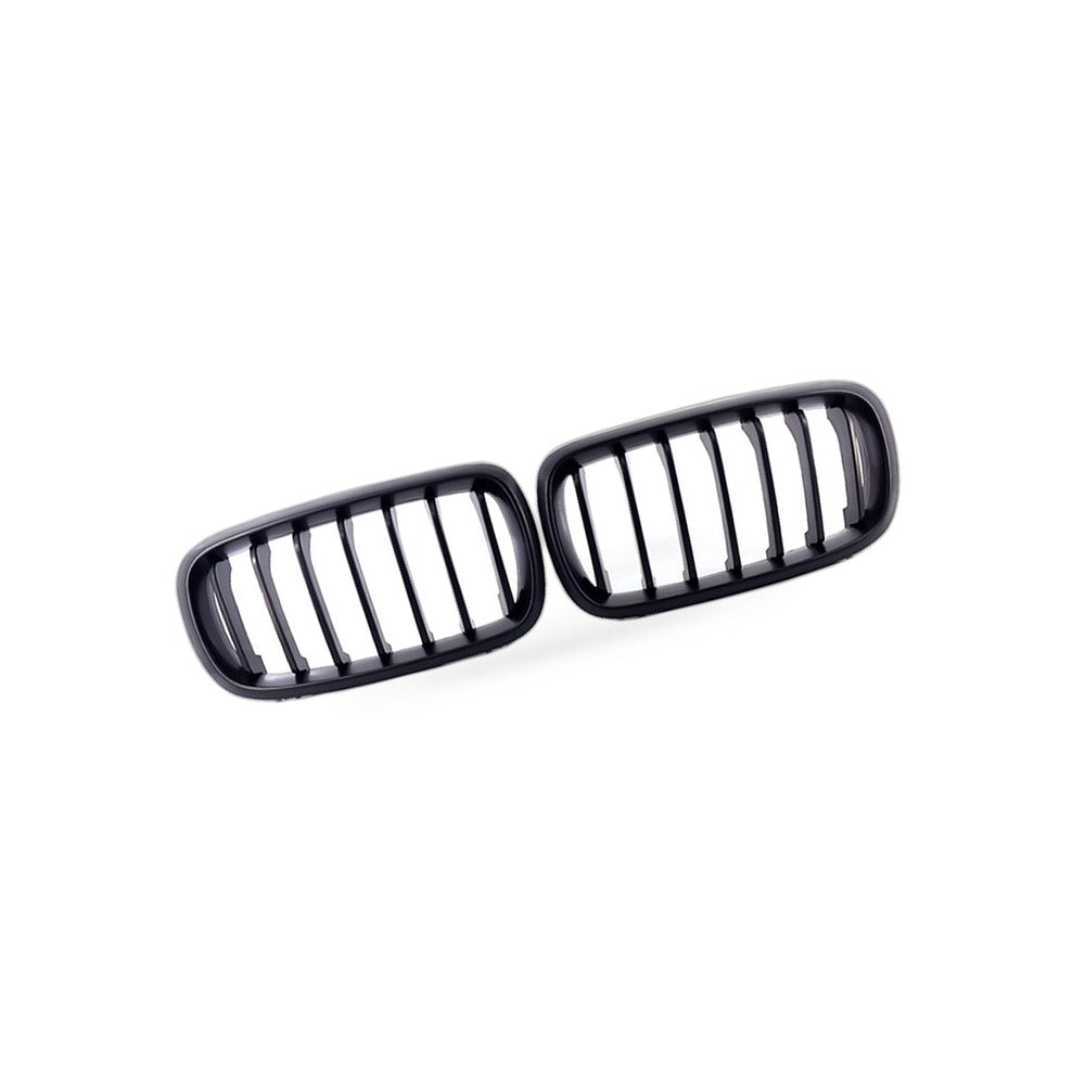 Suitable for BMW X5 F15 X6 F16 2014-2017 Matte Black Single Line Front Bumper - BD2