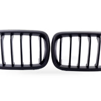Suitable for BMW X5 F15 X6 F16 2014-2017 Matte Black Single Line Front Bumper - XQ1