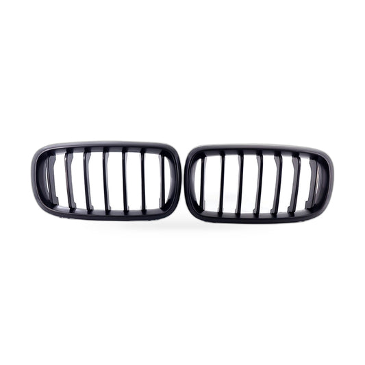 Suitable for BMW X5 F15 X6 F16 2014-2017 Matte Black Single Line Front Bumper - ZT2