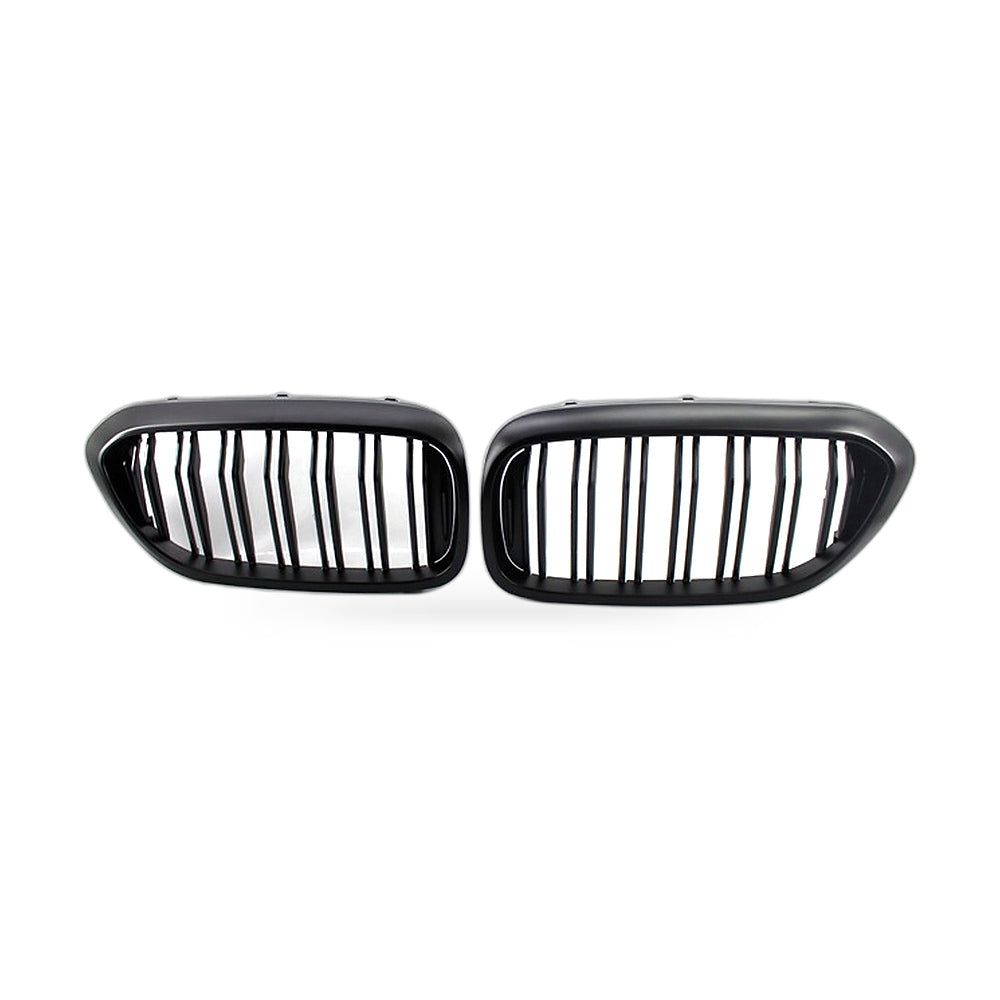 Front Bumper Grille Suitable for BMW 5 Series G30 G38 2017-2019 Matte Black Dual - ZT2