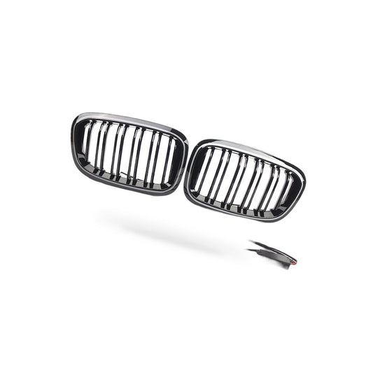Modified Dual Line LED Halo Ring Grille Suitable for BMW 1 Series F20 2011-2014