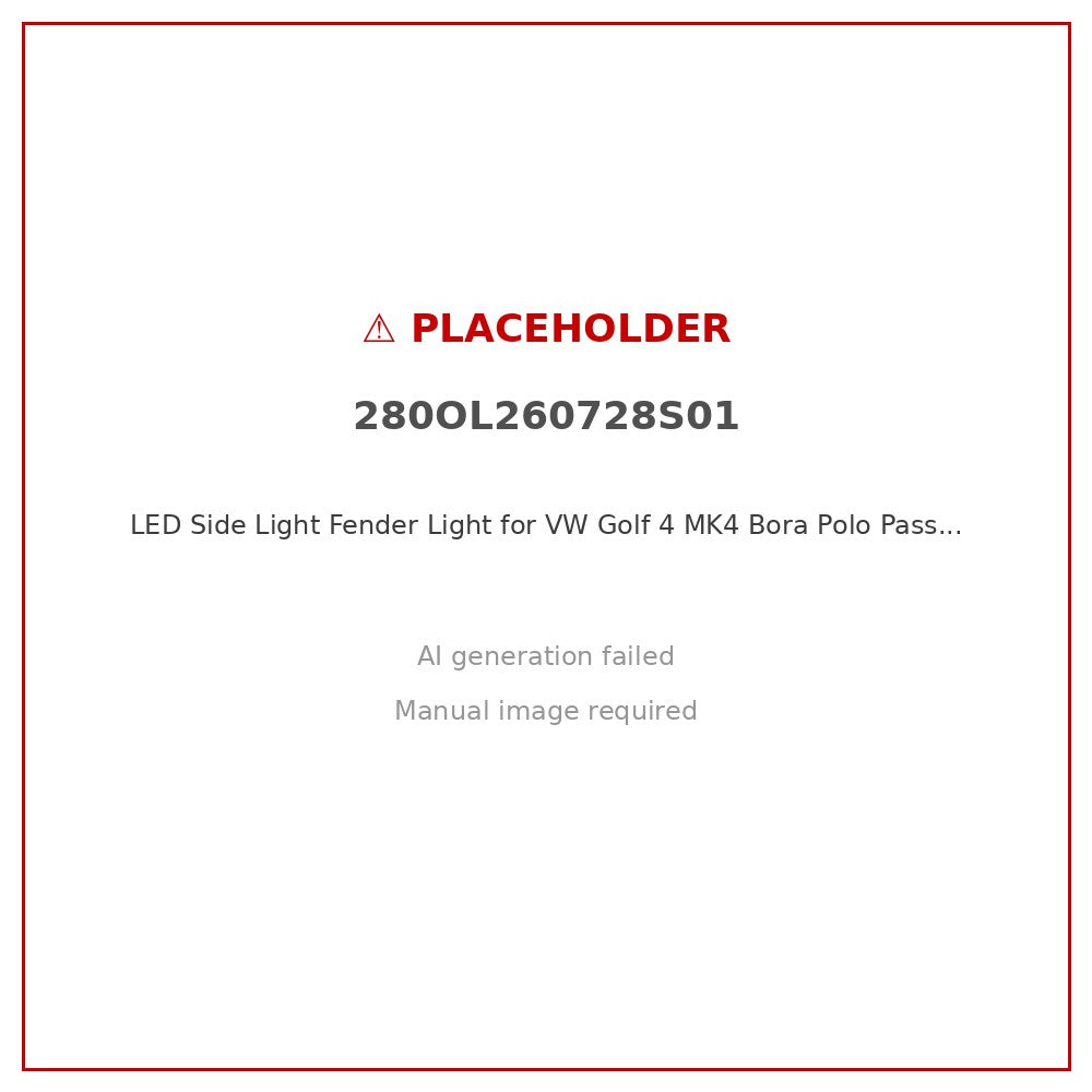 LED Side Light Fender Light Suitable for VW Golf 4 MK4 Bora Polo Passat B5 - ZT2
