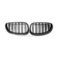 Carbon Pattern Dual Line Front Grille Suitable for BMW 5 Series E60 E61 04-09 - ZT2