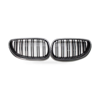 compare product Carbon Pattern Dual Line Front Grille Suitable for BMW 5 Series E60 E61 04-09