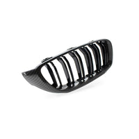 Grille Suitable for BMW 4 Series F32 2014-2016 Carbon Pattern Gloss Black Double - BD4