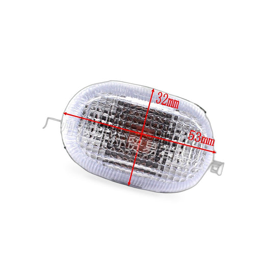 Front Fender Side Turn Signal Bulb Socket Edge Light Assembly Suitable for