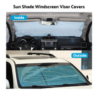 8x Sun Shade Windscreen Visor Cover Suitable for LandCruiser Prado J150 J120 SUV