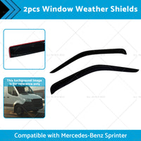 2pcs Weather shields Weathershields Suitable for Mercedes Benz Sprinter 2006-on