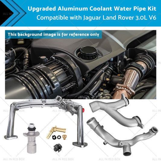 Upgraded Aluminum Coolant Water Pipe Kit Suitable for Jaguar Land Rover 3.0L V6