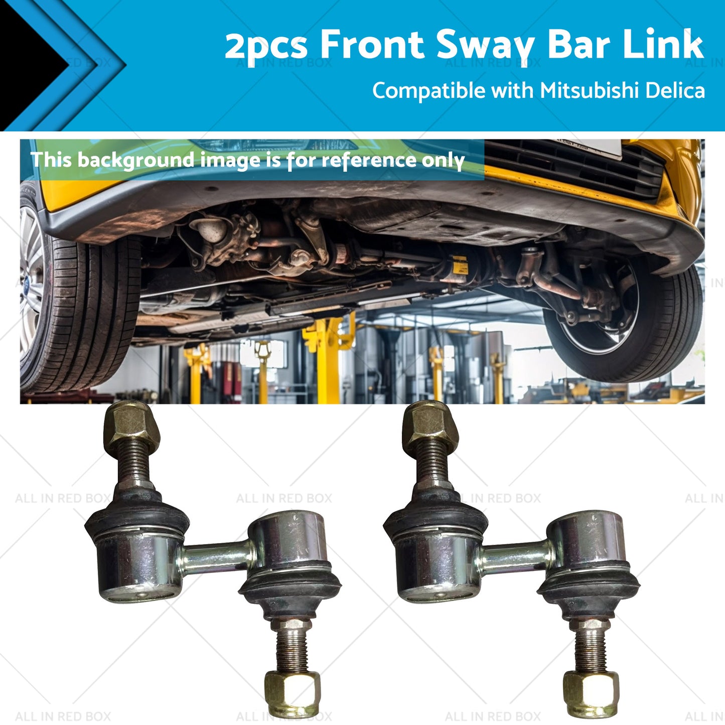 2x Front Stabilizer Sway Bar Link Suitable For Mitsubishi Delica PD8W 1994-2004