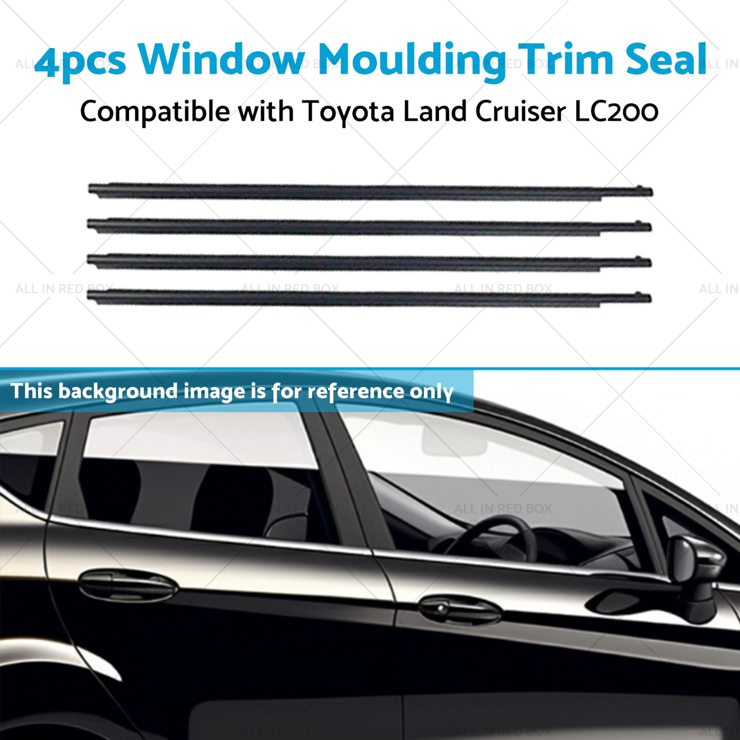 Window Seal Belt Weatherstrip Suitable For Toyota Land Cruiser LC200 2008-2016