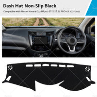 Dash Mat For Nissan Navara D23 NP300 ST-X ST SL PRO-4X 2 or 2021-2022 Non-Slip