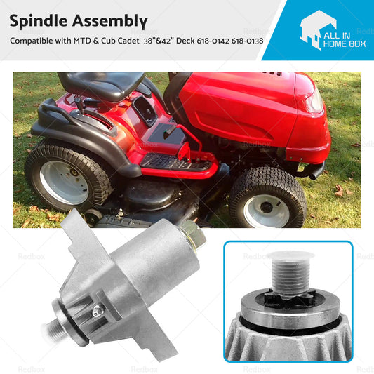 1x Spindle Assembly Suitable For MTD  and  Cub Cadet  38 inch  and 42 inch  Deck 618-0142 618-0138