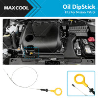 New Engine Oil Level Dip Stick For Nissan Patrol GU Y61 ZD30 ZD30DDTi 3L Diesel