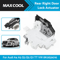 Rear Right Door Lock Mechanism Actuator Fit Audi A4 A5 Q3 Q5 Q7 TT VW 8K0839016