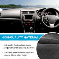 Dash Mat Dashboard Sun Cover SuitableFor Toyota Corolla ZZE122 Fielder 2007-2012