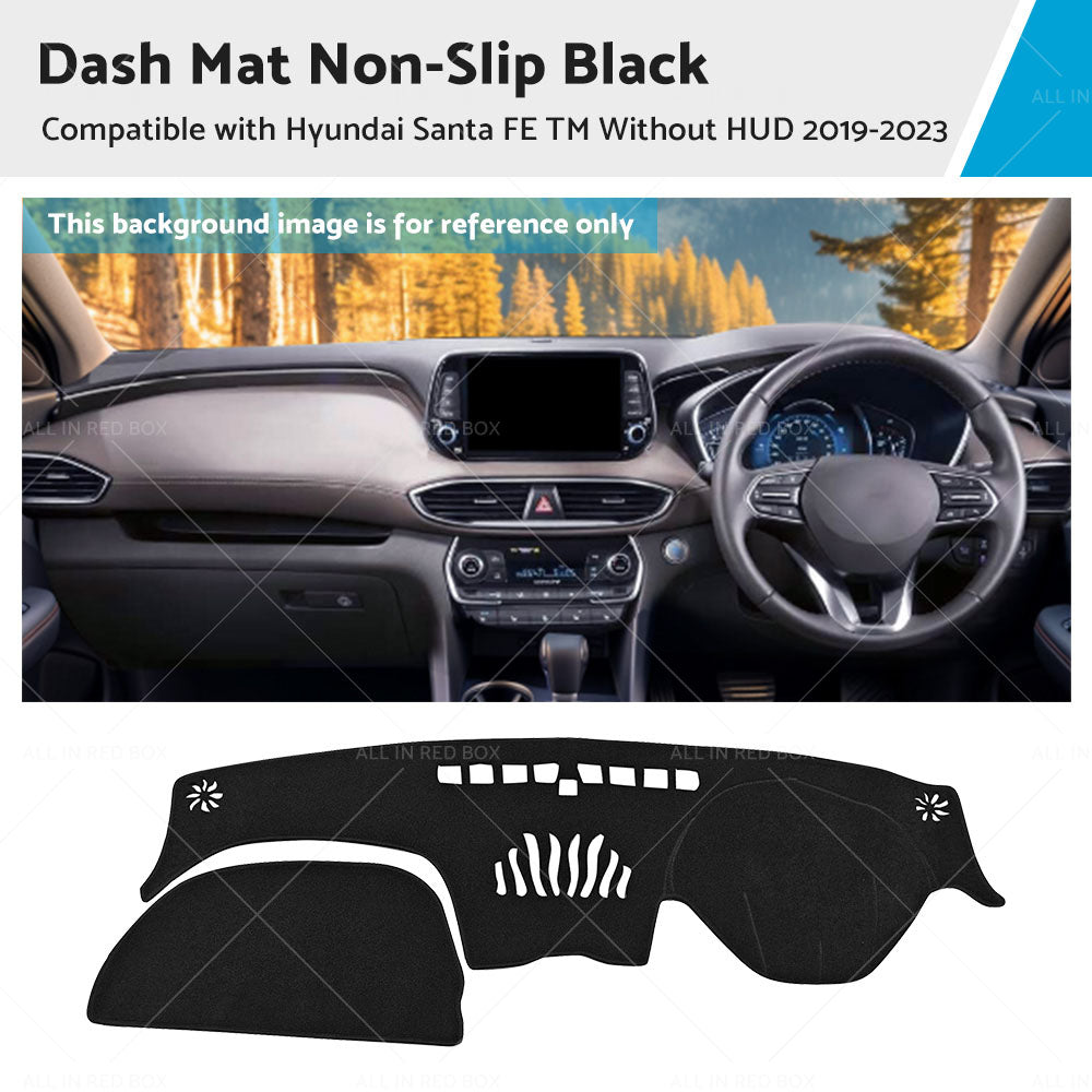 Non-Slip Dash Mat Suitable For Hyundai Santa FE TM NO HUD 19-23 Dashboard Cover