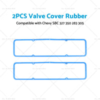 2PCS Valve Cover Rubber Steel Core Gasket Suitable For Chevy SBC 283 305 327 350