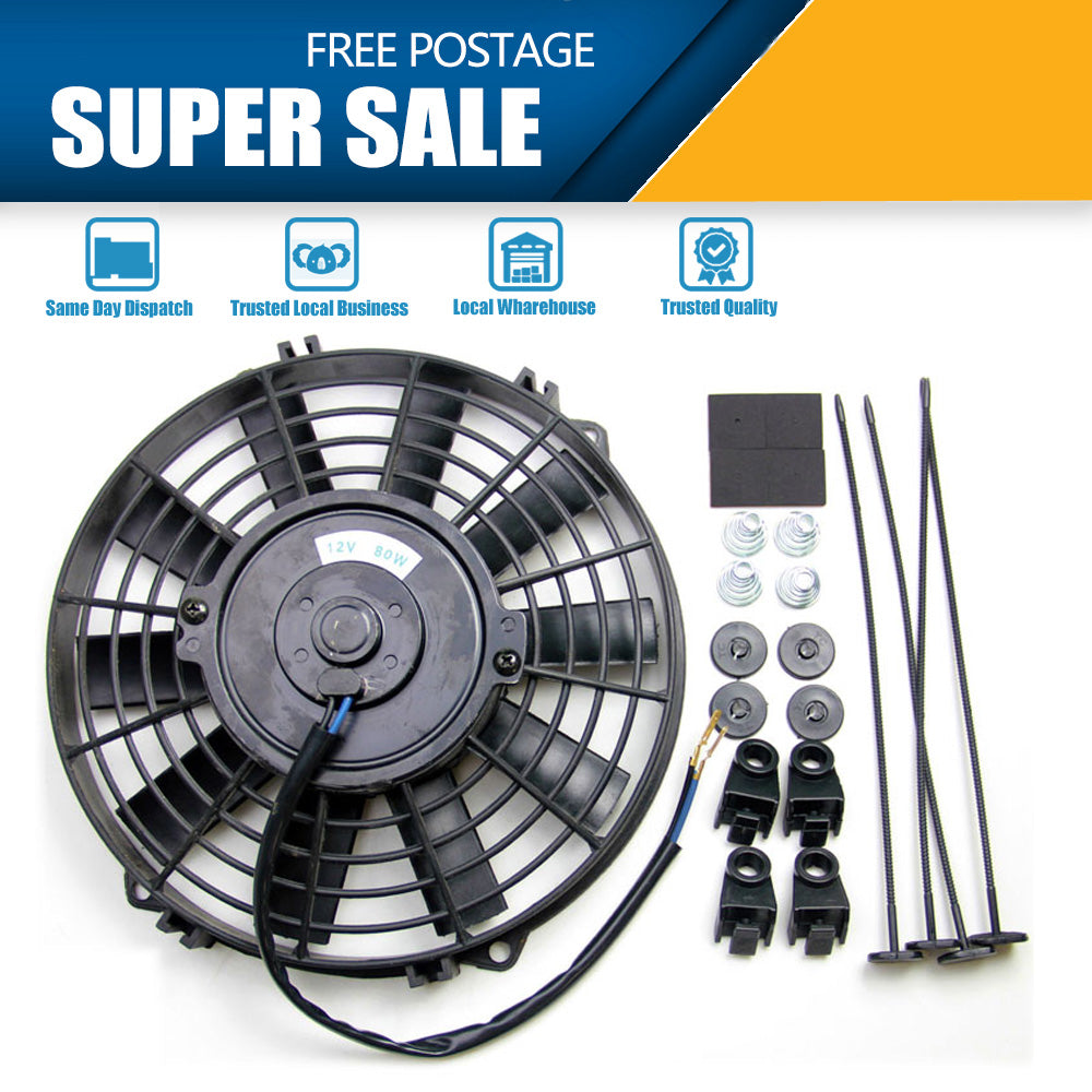 {{ 9 inch 12V Volt Electric Radiator Cooling Thermal Thermo Fan  Mounting Kits }} - Buy Car Parts Online at {{ Kaka Auto Parts }}.