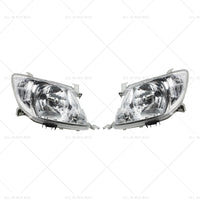 Pair LHRH Head Light Lamps Suitable for Toyota Hilux Ute 2008-2012 2WD 4WD