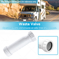 Waterless Self Sealing Waste Valve Inline Trap Bath Basin Caravan RV