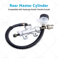 Rear Foot Brake Master Cylinder Pump Reservoir Suitable for Honda Yamaha Suzuki