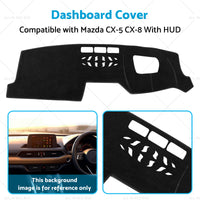 Dash Mat Dashmat Dashboard Cover Suitable For Mazda CX-5 CX-8 With HUD 2017-2022