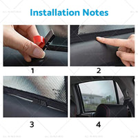 Window Magnetic Mesh Sun Blind Shade Suitable for MG ZS ZST ZS EV 2018-23