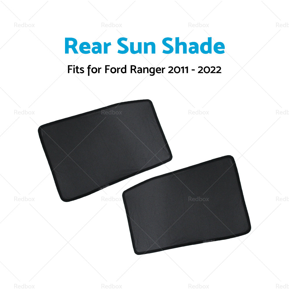 2PCS Rear Window Sun Shade Suitable for Ford Ranger 11-22 Car Sun Blind Mesh