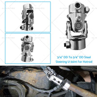 Steering Universal Uni U-Joint 3 or 4 inch  Dd To 3 or 4 inch  Dd Double D Steel For Hotrod AU