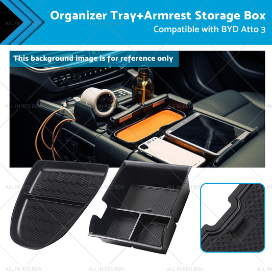 Armrest Storage Box? + Organizer Tray Suitable For BYD Atto 3 22-23