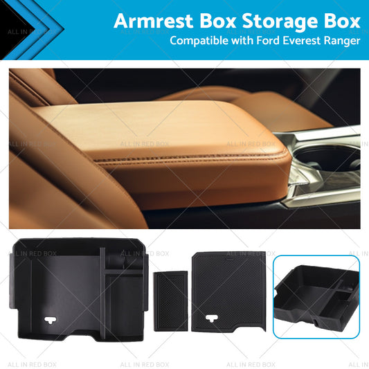 Car Center Console Armrest Box Storage Box Tray Suitable For Ford Everest 2023+