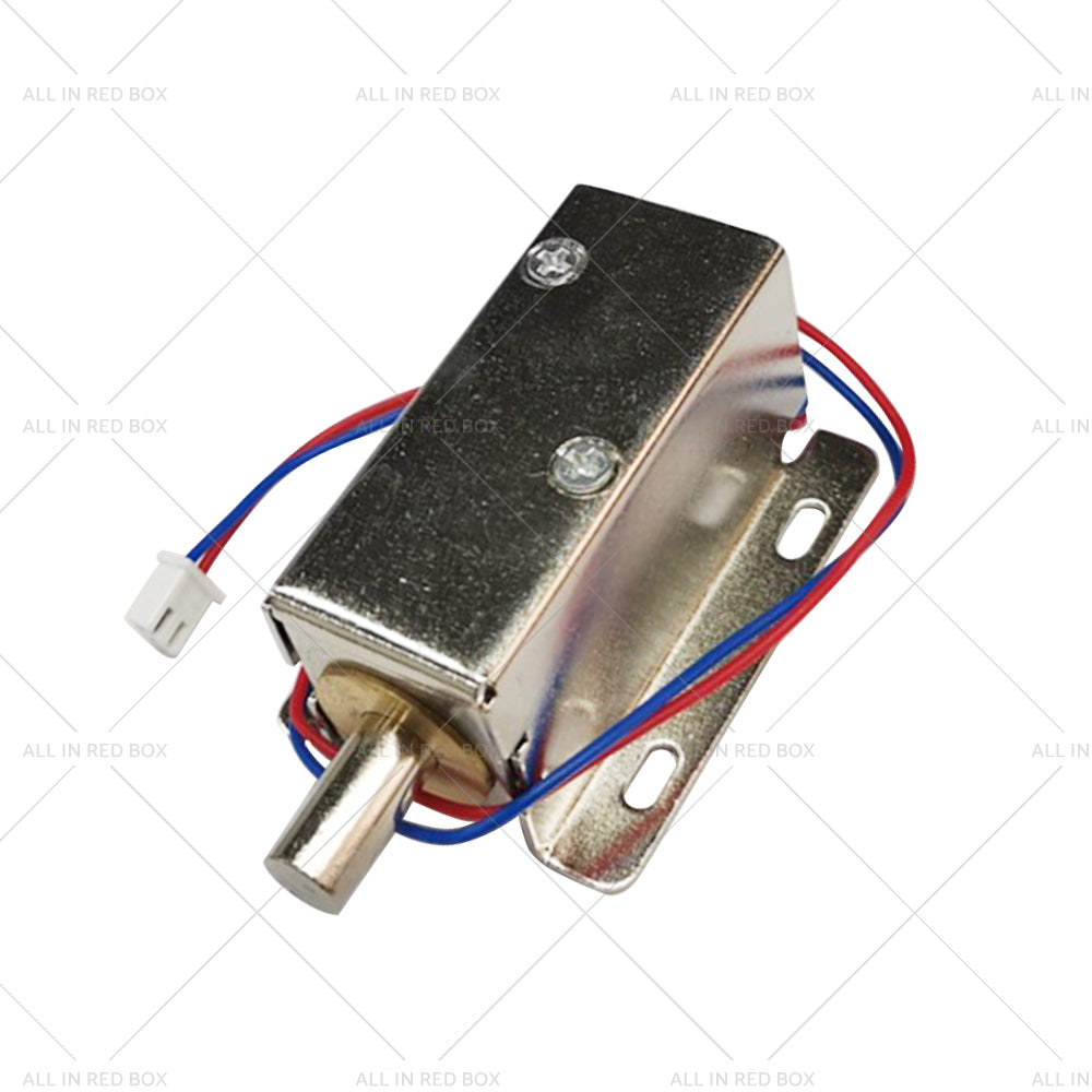 Round Electronic Solenoid Latch Lock 12V 0. 6A Electric Release Assembly Catch