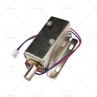 Round Electronic Solenoid Latch Lock 12V 0. 6A Electric Release Assembly Catch