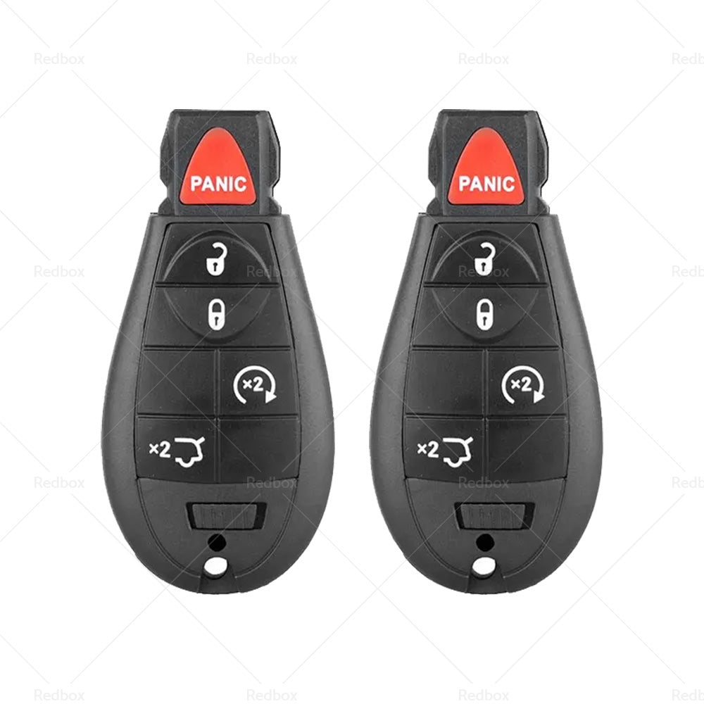 2x Keyless Remote Key Fob Shell Suitable For Jeep Grand Cherokee 2008-2012