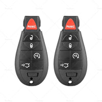 2x Keyless Remote Key Fob Shell Suitable For Jeep Grand Cherokee 2008-2012