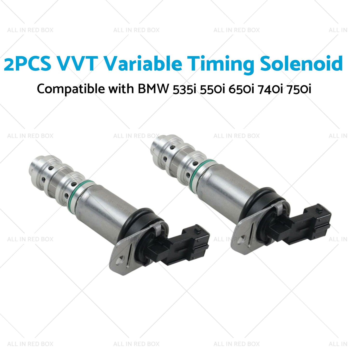 2PCS VVT Variable Timing Solenoid Suitable for BMW 650i 740i 750i 535i 550i