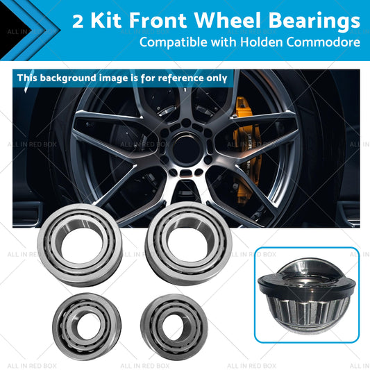 2 Kit Front Wheel Bearings Suitable for Holden HQ-WB Commodore VB VC VH VK VL VN