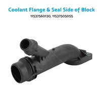 Coolant Flange  and Seal Side of Block Fit For BMW E87 120i E46 318i E90 320i E83 X3