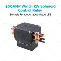 500AMP Winch 12V Solenoid Control Relay Suitable For 12000 13000 14500 15000 LBS