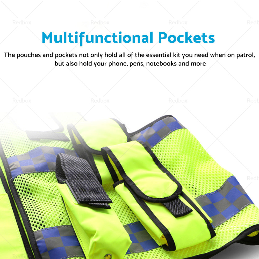 Ultimate Security Reflective Executive Safety Vests. Hi Vis Protective Work Wear