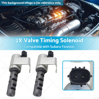 2PCS VVT Valve Timing Solenoid Suitable for Subaru Foreste Impreza Liberty